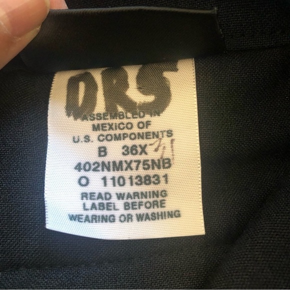 Firefighters/Workrite Benchmark/ NOMEX IIIA uniform pants/USA/ Navy Blue/36x31 - Picture 10 of 14